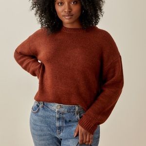 Reformation Jour Oversized Crew Sweater